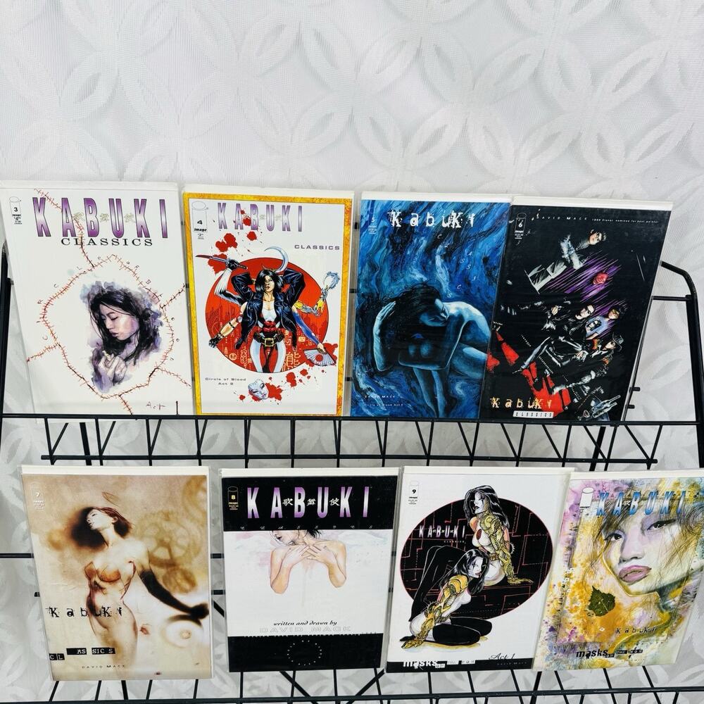 Kabuki:‎ Classics 3-9 11 Lot (Image Reprints) David Mack Masks Of Noh